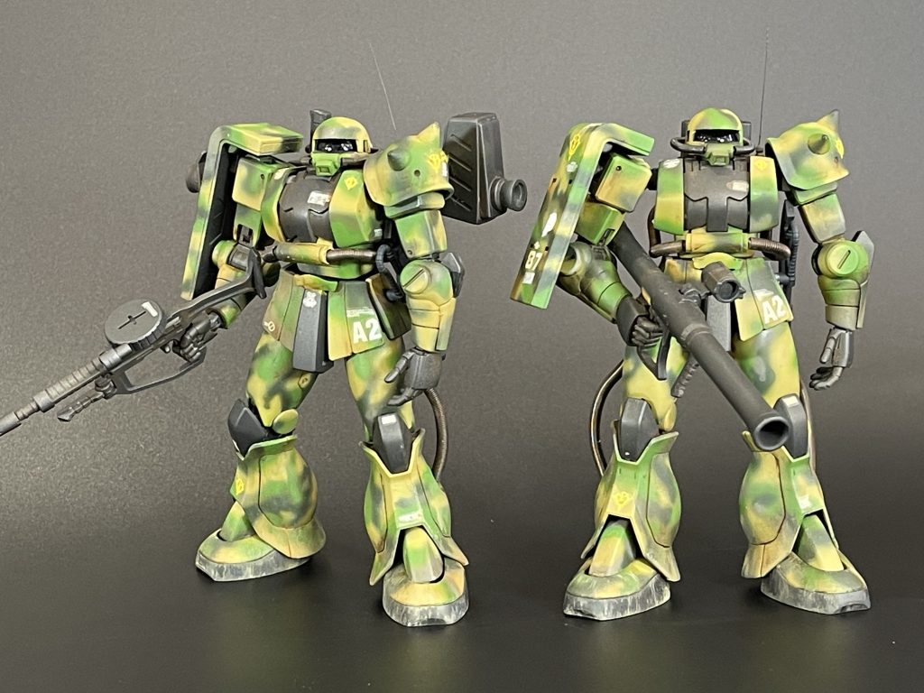 HGリバイブザク　ジャングル迷彩仕様–3枚目/制作者：HIRO