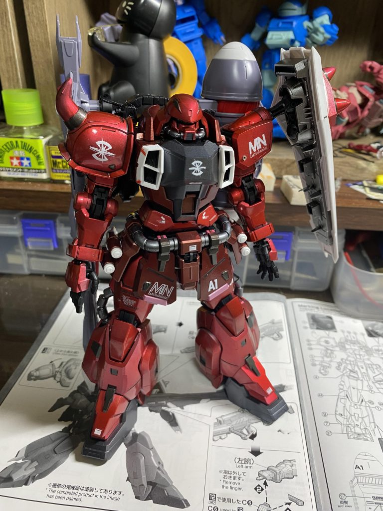 デカール貼り付け