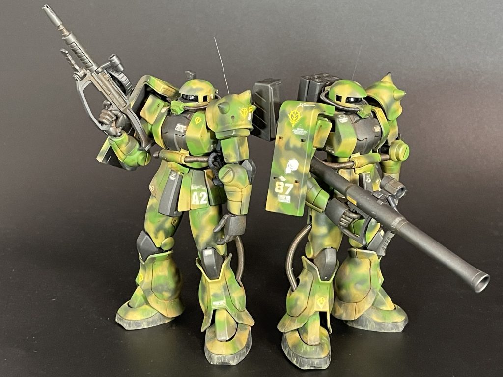 HGリバイブザク　ジャングル迷彩仕様–2枚目/制作者：HIRO