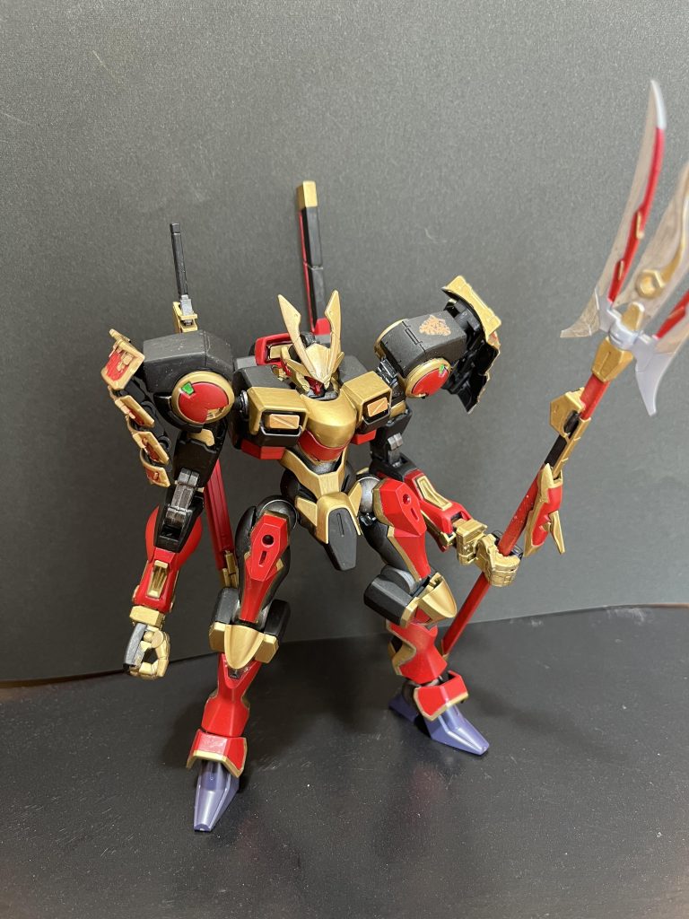 巷では、ザウォートといえばアーマードコアやらなんやら言われているので、ここはあえて逆に！武者にする方向を決めてから作成をスタートしました。