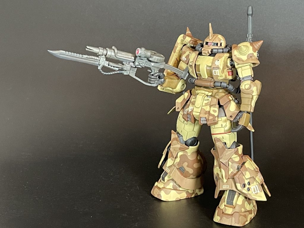 ＨＧUC高機動型ザク 地上用 (エグバ機)–3枚目/制作者：HIRO