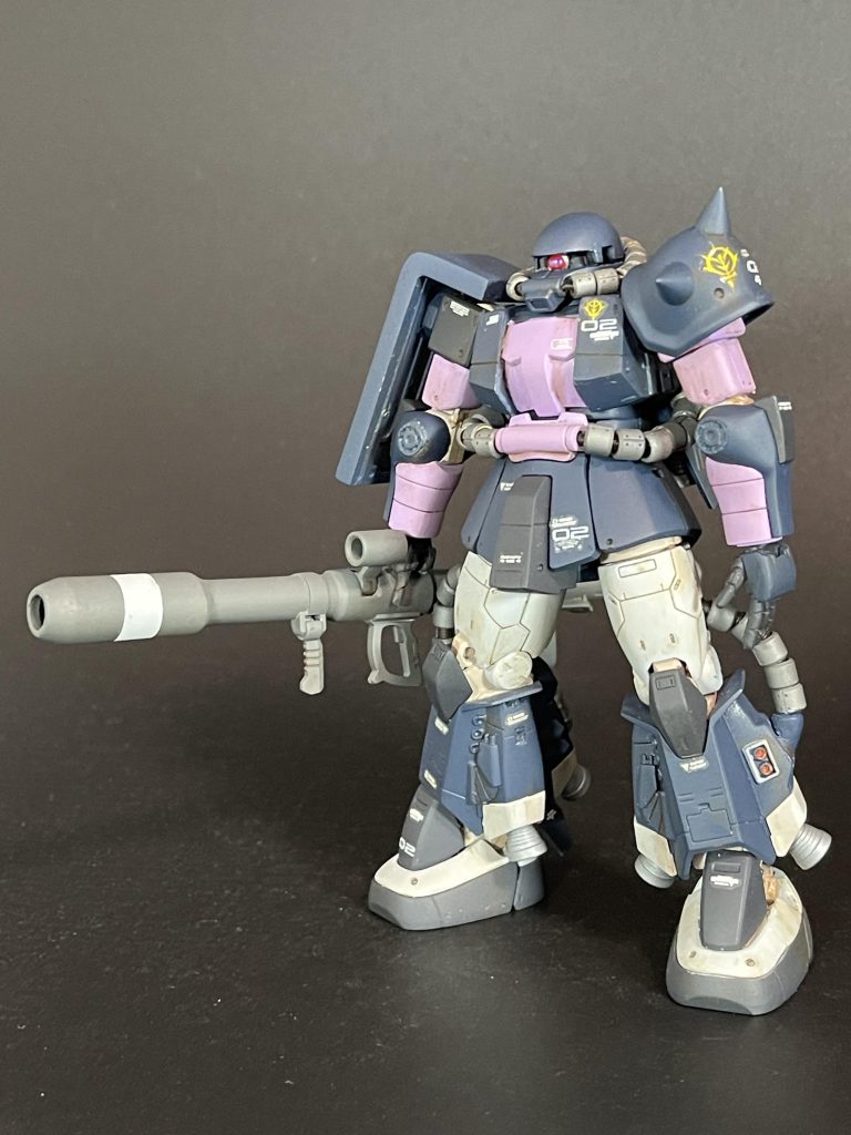 HGUC MS-06Rザク黒い三連星機–2枚目/制作者：HIRO