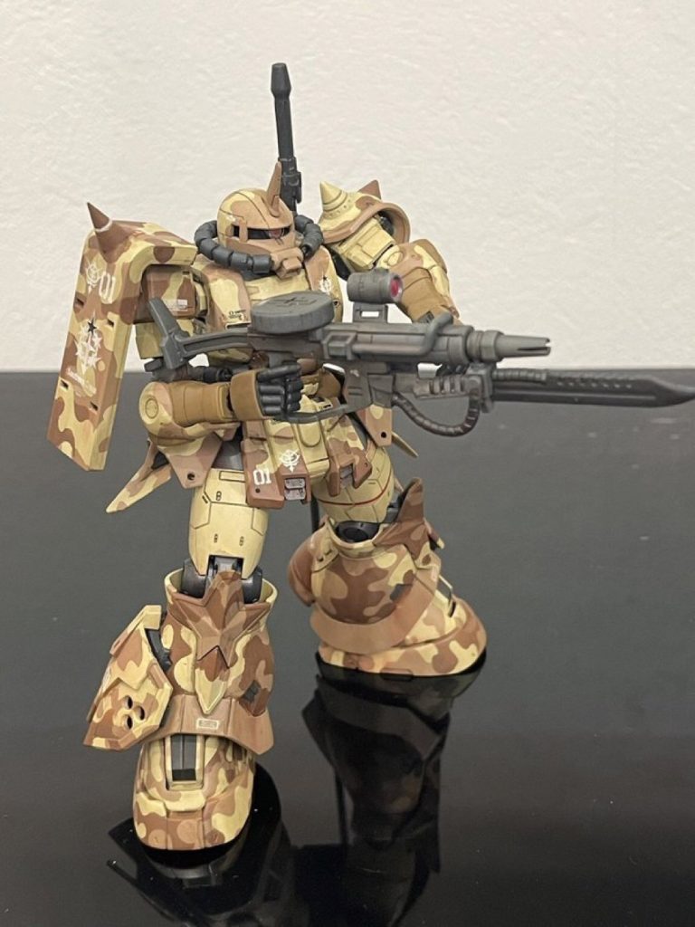 ＨＧUC高機動型ザク 地上用 (エグバ機)–2枚目/制作者：HIRO