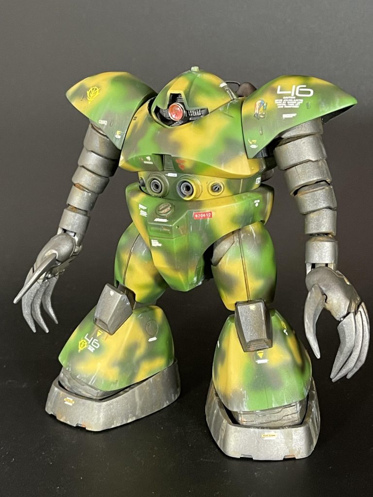 HGUCゴッグ ジャングル迷彩仕様–2枚目/制作者:HIRO