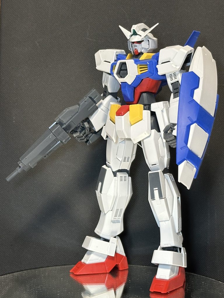 制作過程。まずはパチ組ー!これでも十分かっこいい定期。パーツ数も少なく、MG入門これでいいのではと思うくらい良いキットですね!