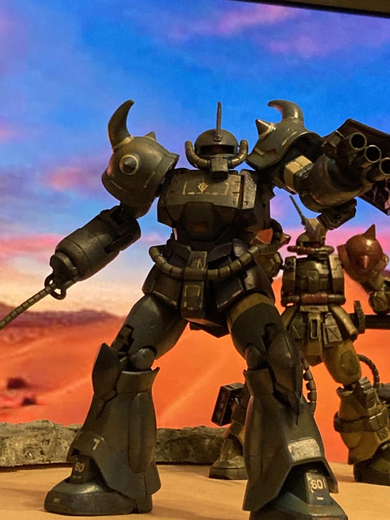 マーキングは手書きです。数字はデカールです。もともとジャンク品を購入しましたので、デカールは使えませんでした💦