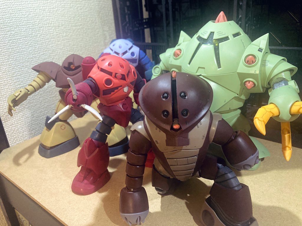 1stのジオン公国軍水泳部の皆さんが揃いました✌️夏が来る前に間に合って良かった🤣