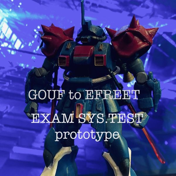 GOUF to EFREET EXAM.SYS.TEST prototype