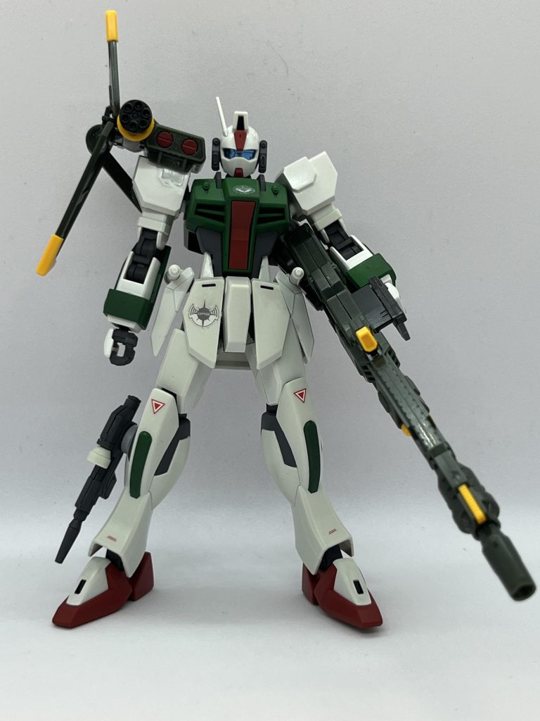 色はランチャーストライクに合わせて緑に塗装しています。