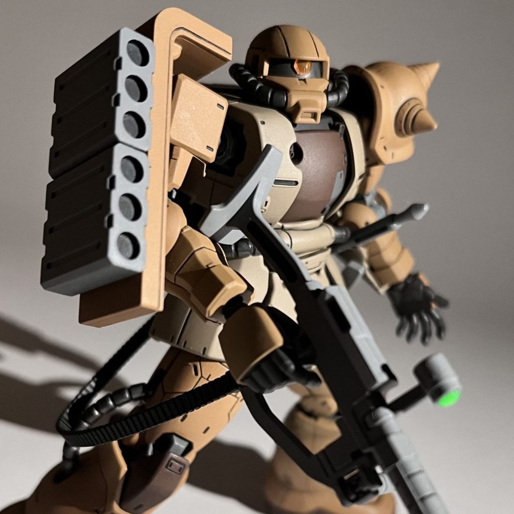 HG 1/144 ザクⅡ C-6/R6型(サンドカラー)｜ヴァン＝ヴィントカルトさんのガンプラ作品｜GUNSTA（ガンスタ）