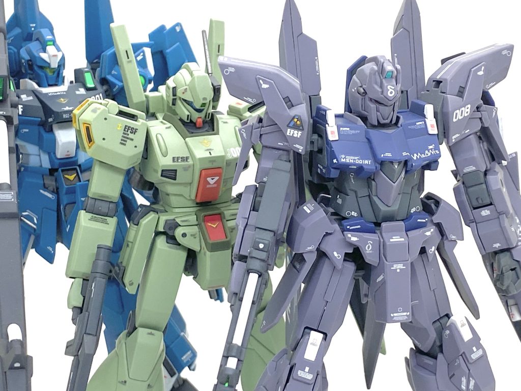 ノーマルリゼルやスタークジェガンも作りたいと思いました。