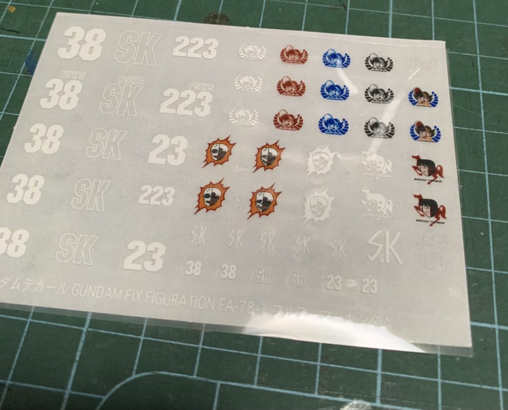 GFFのマーキングシールに使い道が来るとは思いもしなかった(^^)