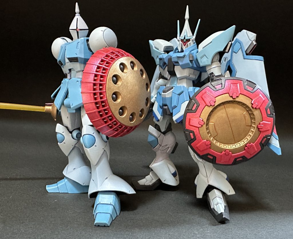 ギャンシュトロームと。このシリーズ、できたら続けてみたいです。プラモデル完成品　2024 その36