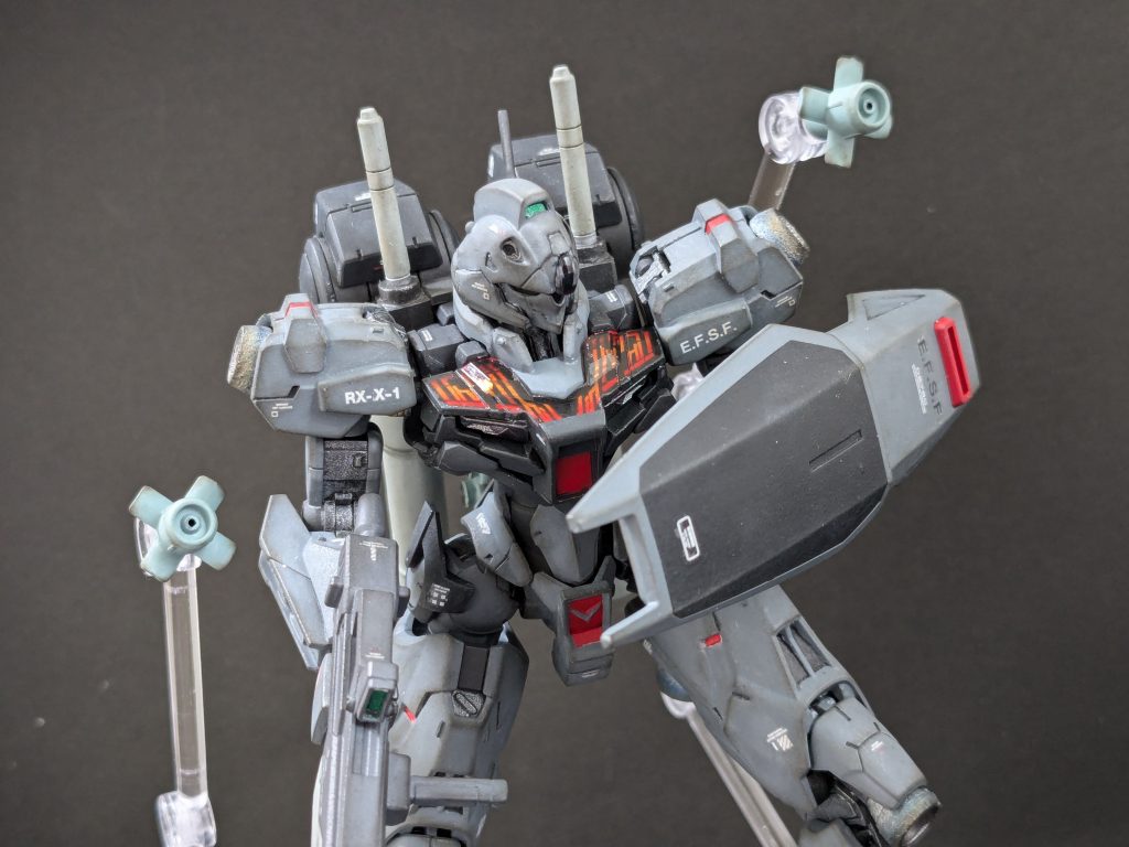 ファンネル（ガンビット）展開。今回はウェザリングは薄め（ウェザリングマスターのみ）にしてみました。