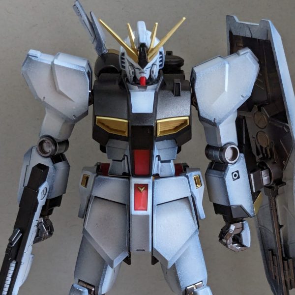 νガンダム　黒立ち上げ塗装