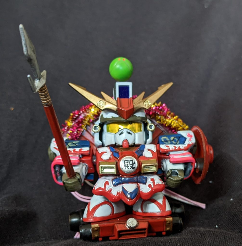 殿様ガンダムF00!!ぞよっ!!せっかく令和に殿様作るので、横浜ガンダムのF00を参考に鎧をバージョンアップしました!!