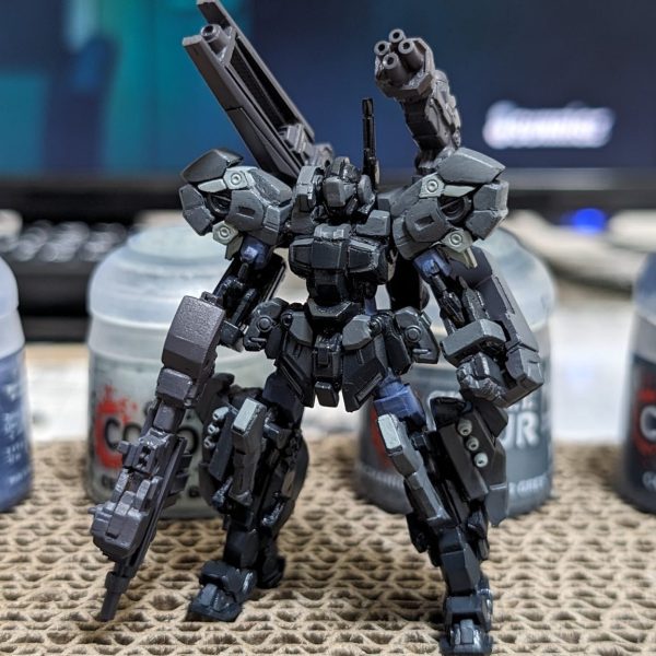 アーティファクトジェスタキャノン続きです！大まかな塗り分けは終わりました😃トップコート吹いてデカールといきたいけど、今日はここまでにしておきます🥺