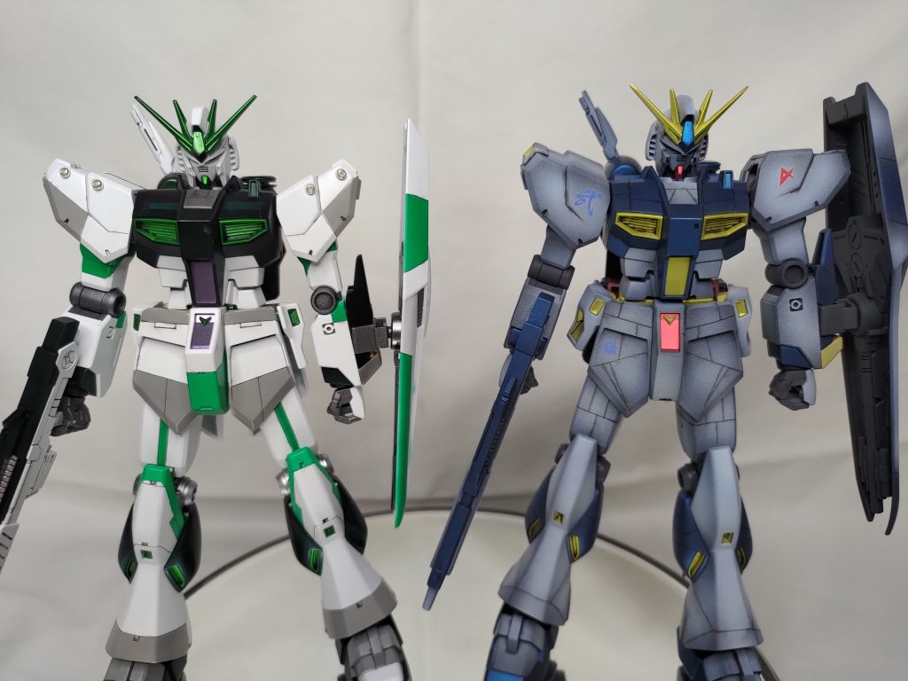以前作成したEGと並べてみました以前作成したものはディティールがめちゃくちゃですね(;^ω^)