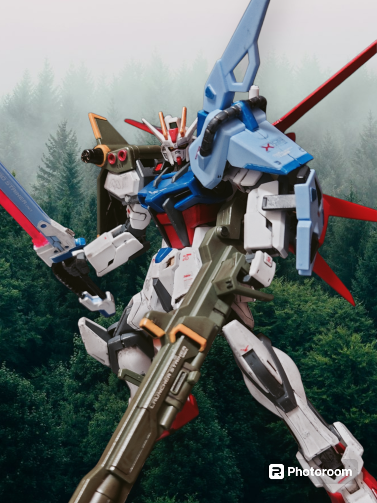 HGパーフェクトストライクのパーツを流用