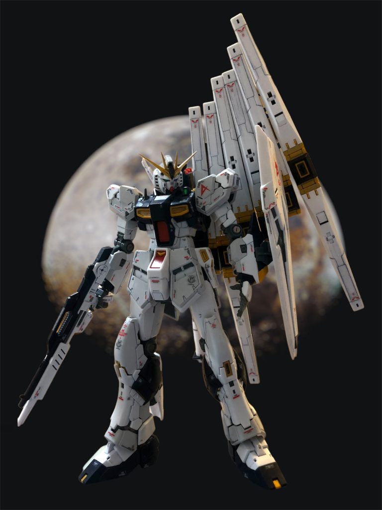 ファンネル背負わせてもしっかり立てる。とにかくびっくりです。