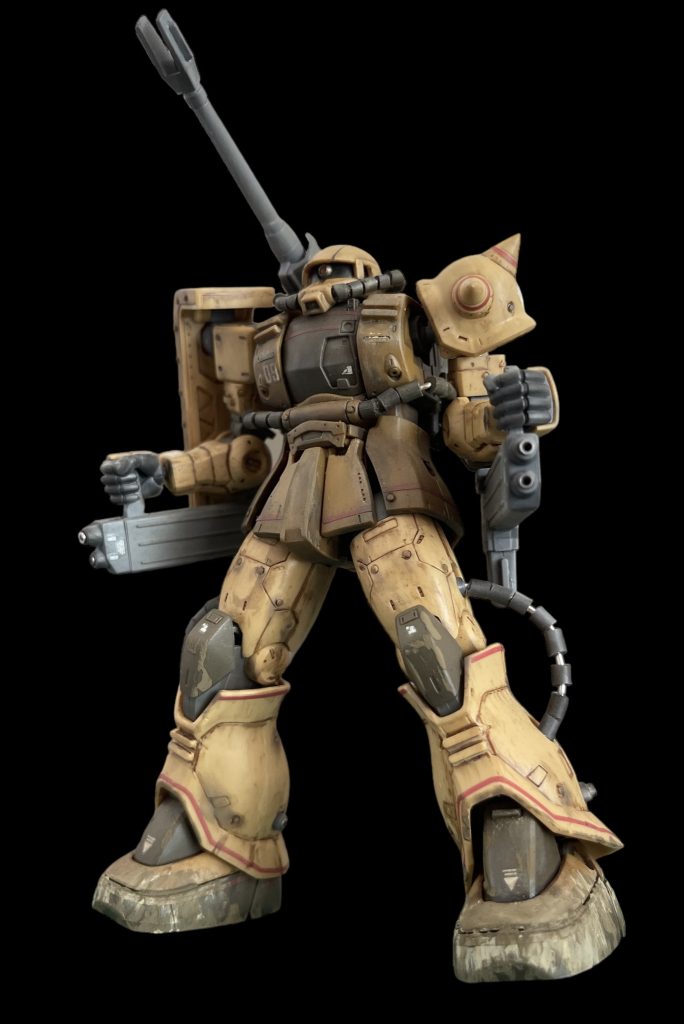 ウェザリングを前提に組んだので、ゲート処理もろくにしておりません…