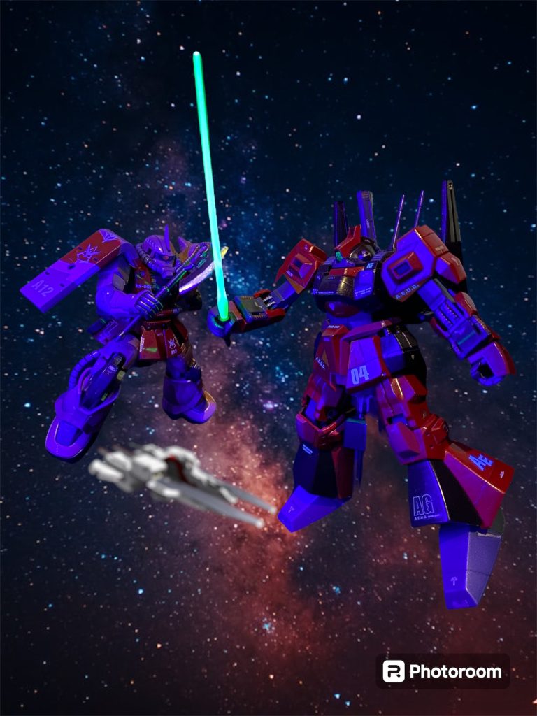 「大尉には通常の敵機データでは全く物足りないんでは無いかと思いまして、、今回は少し変わった趣向のものを用意してみました。。。」「ほぅ、何だ?」 赤い彗星!赤い彗星!「⁉︎」  漆黒の宇宙を切り裂き、眼前に現れたのは紛れも無く