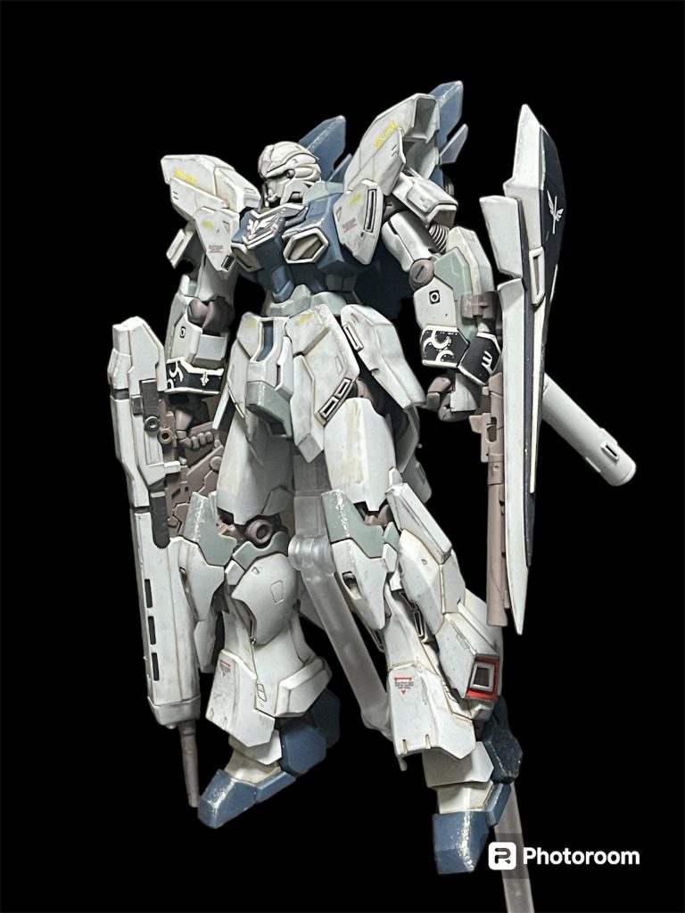 あまりいじらなくてもスタイルの良い機体です。 