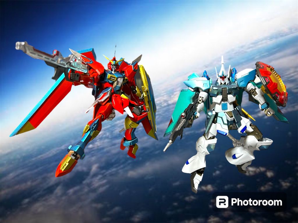 せっかく…ダコスタ君のギャンシュトロームも作ったので…「ダコスタ君‼️待たせたな‼️」「隊長〜‼️遅いですよ〜‼️」って感じのツーショットですwww 突貫で作成したので…細かいところはあまり見ないでください💦💦💦www最後まで見ていただき、ありがとうございました。