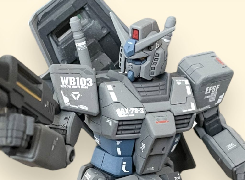 ウェザリングしようか迷いましたが、これはこれで良しとしました✋