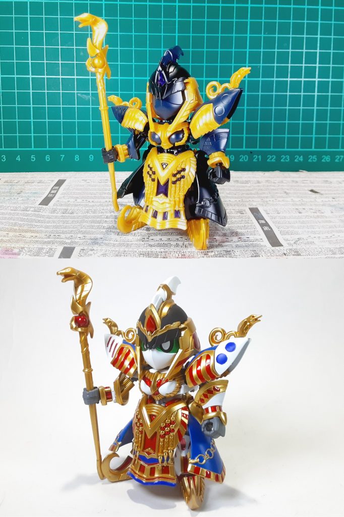 塗装前との比較基本的な加工は全体のシャープ化、肉抜き処理を施してます元々が真っ黒だったので白に染めるのに一苦労しました