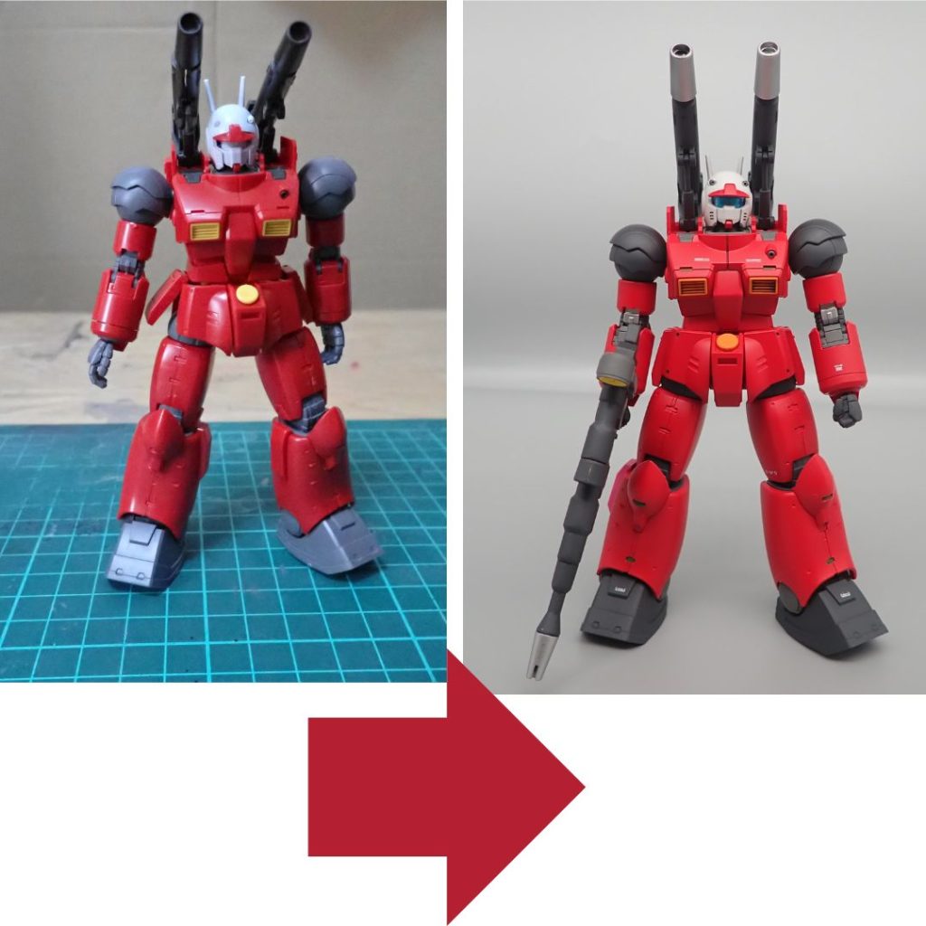 ガンキャノン　ククルスドアンver–5枚目/制作者：アンジェロのプラモデル工房