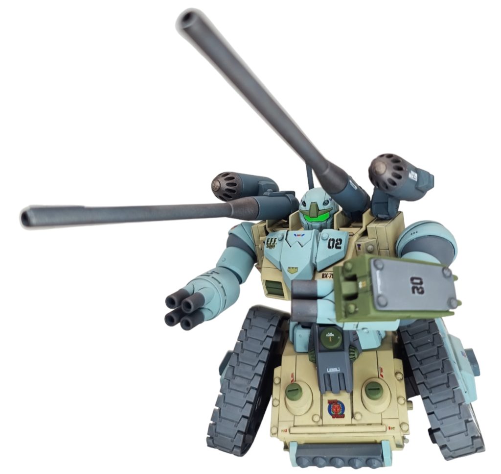 ㇵの字も逝けます!(鬼キャン的な😆)そしてガンタンクの名シーンと言えば