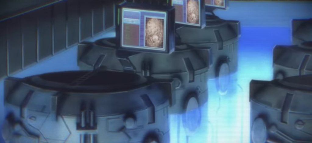 みなさんはSEEDのキラが自身の出自を知る一幕に大量にあった人工子宮をご存知だろうか。実は彼らは生きていて、ヒビキ博士を謀殺したアウラとデュランダルが管理して成長したのがこのブラックナイトスコードの別働隊達である。しかも悲しいことに創造主のアウラにあったことがない。でも彼女を親として愛している！彼女に会うために努力と武功を日々重ねているのである。ちなみにスペックは普通のコーディネイター以上スーパーコーディネイターとアコード未満でアコード能力は無いと言った感じ。