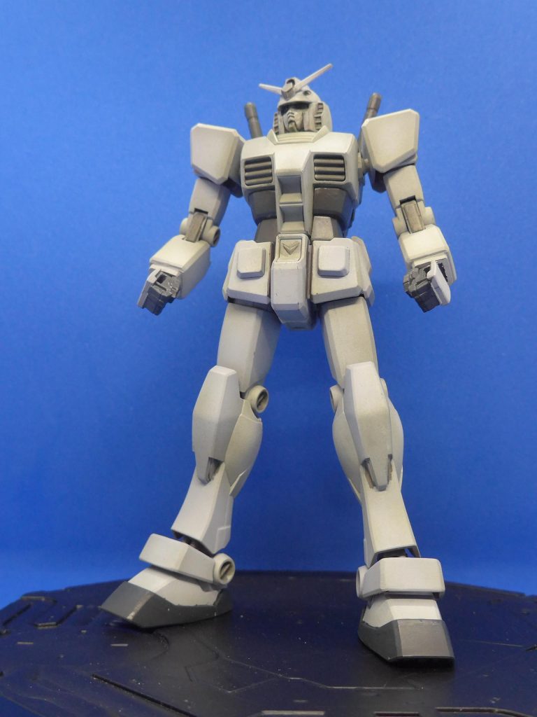 正面からです。やはり単機だとユニコーン1号機風かどうか微妙ですね・・・。