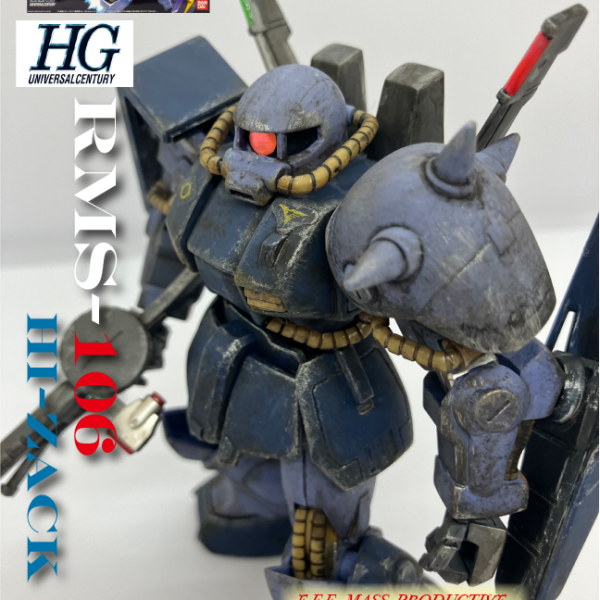 結構コキ使われてるんですよ…整備点検、洗浄求む‼️【HG RMS-106 HI-ZACK】