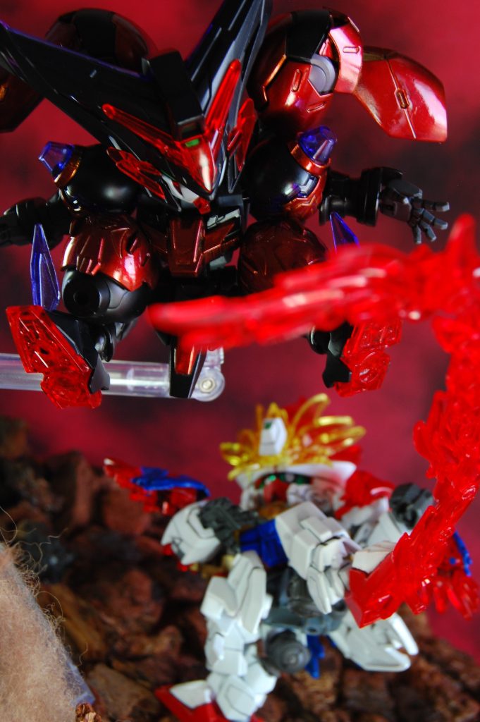 　仮組みしてから半年以上たちますが、まだ新しい表情付けが見つかることがあります。この可動でどんな表情付けができるか探したくなるような、アクションモデルとしての楽しさも作れたと思います。