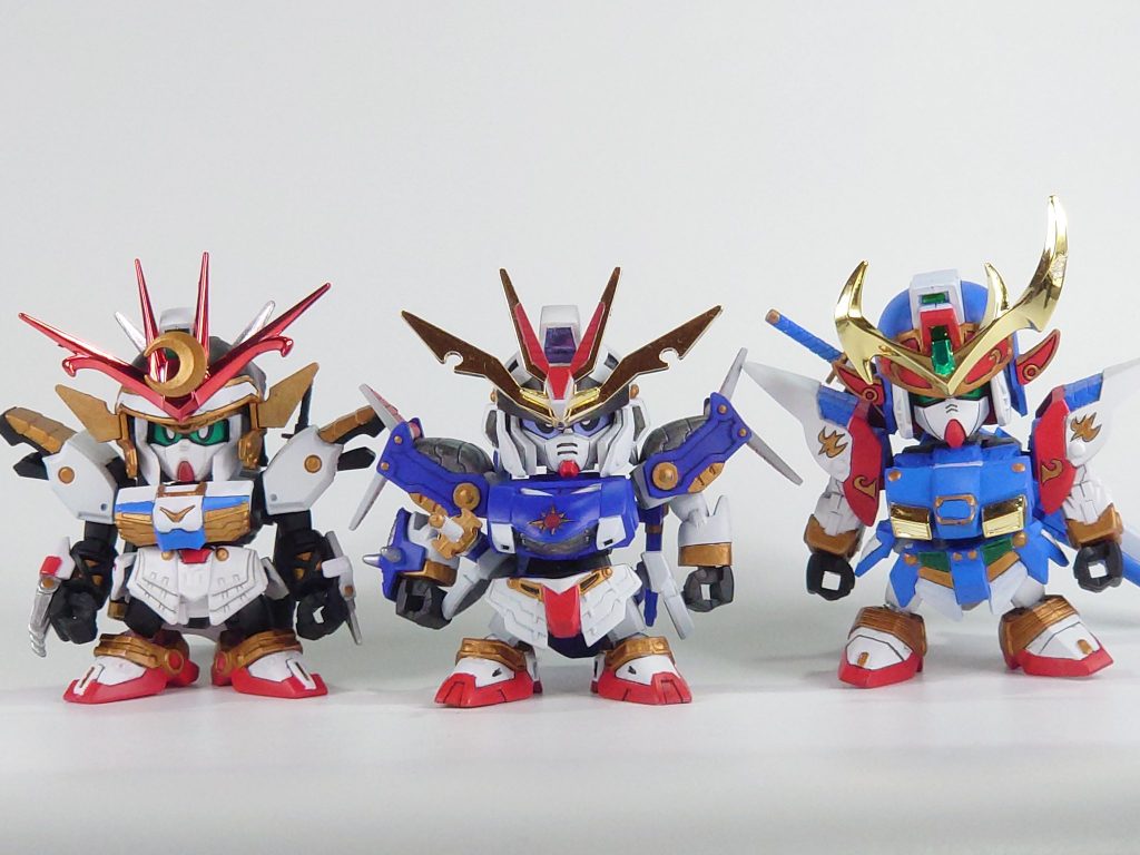 三烈神揃い踏みということで並べてみました