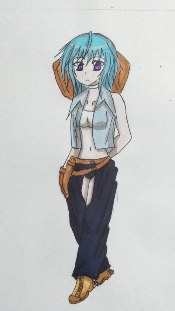 ダイバー・ミナセ・ユミのイメージ立ち絵です。