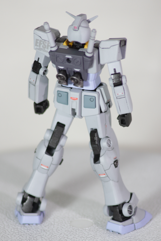 G3ということで自分的に外せないポイントはランドセルのバーニアはノズル4発。元のバーニアを切り離し整形WAVEのZバーニアでノズル増設。他肩、ふくらはぎにもバーニア追加。