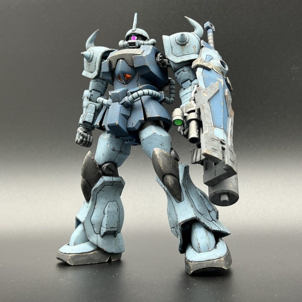 HGUC1/144グフカスタム成形色仕上げ【プチLEDエディション】｜OYAJINさんのガンプラ作品｜GUNSTA（ガンスタ）