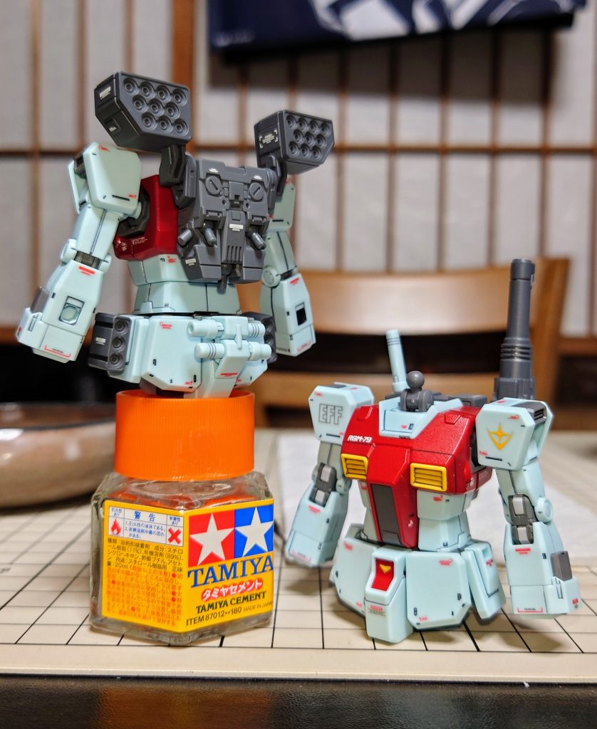 HG ジム ショルダーキャノン装備–5枚目/制作者：ガノー