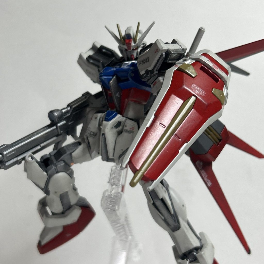 【改造完成品】　HGエールストライクガンダム　フルアーマー風仕上げ 改造完成品】 HGエールストライクガンダム フルアーマー風仕上げ