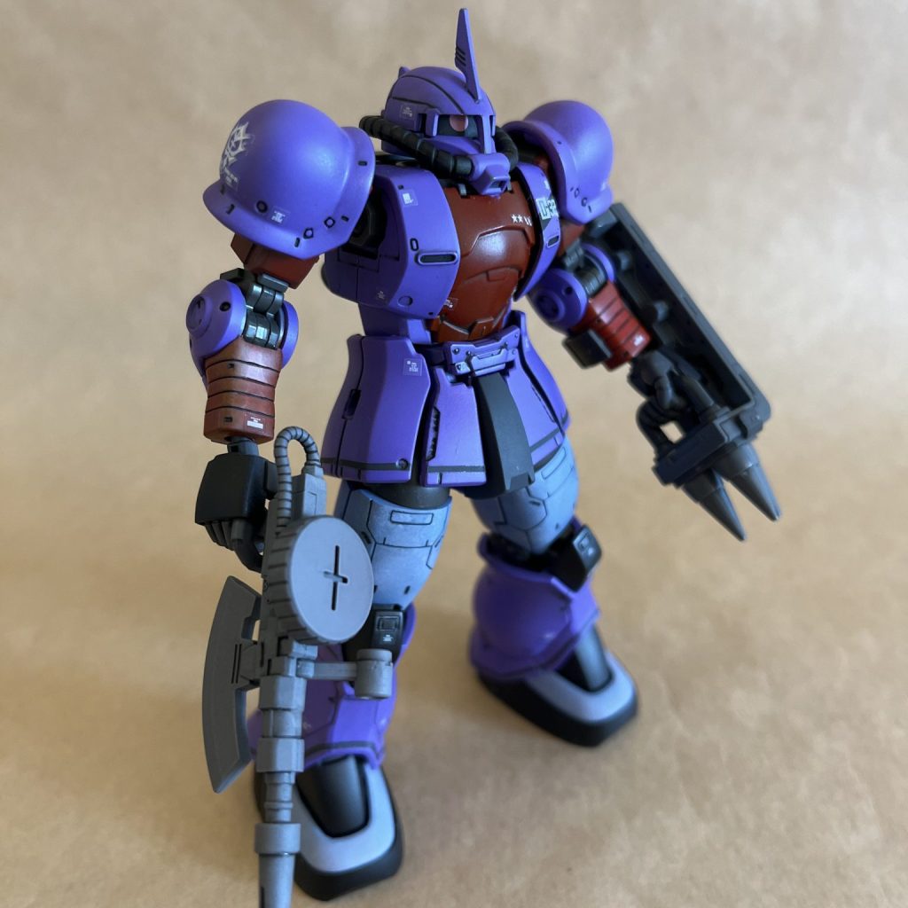 希少完成品 RG 1/144MSV MS-05Q ザクノリスパッカード少佐専用機 MS-05Q ザクI ［ノリス・パッカード少尉専用機］ [Norris