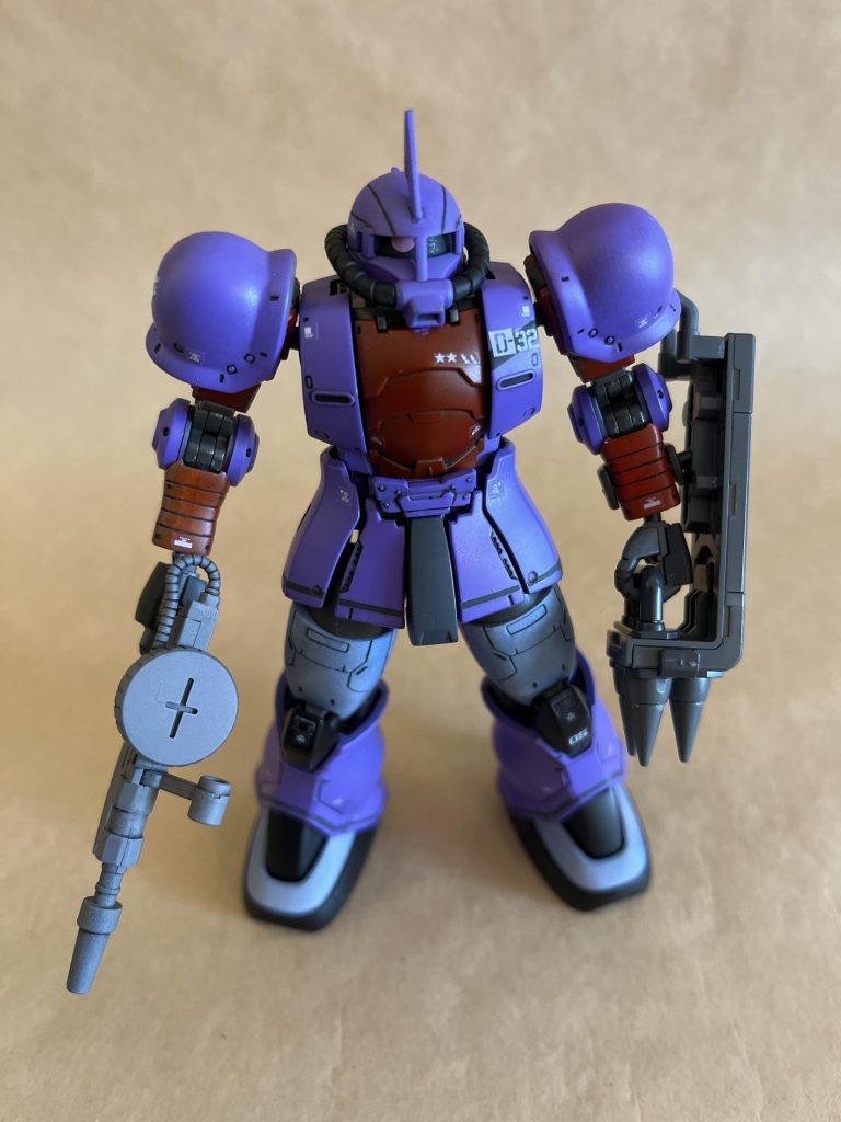 艶消しで仕上げました。