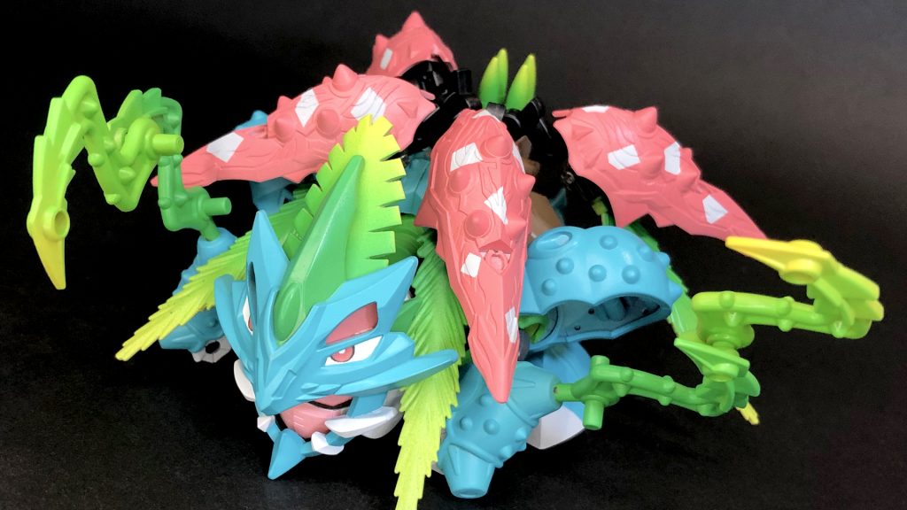 「つるのむち」!!火威獣丸の触手パーツを塗っただけでこの違和感の無さ!