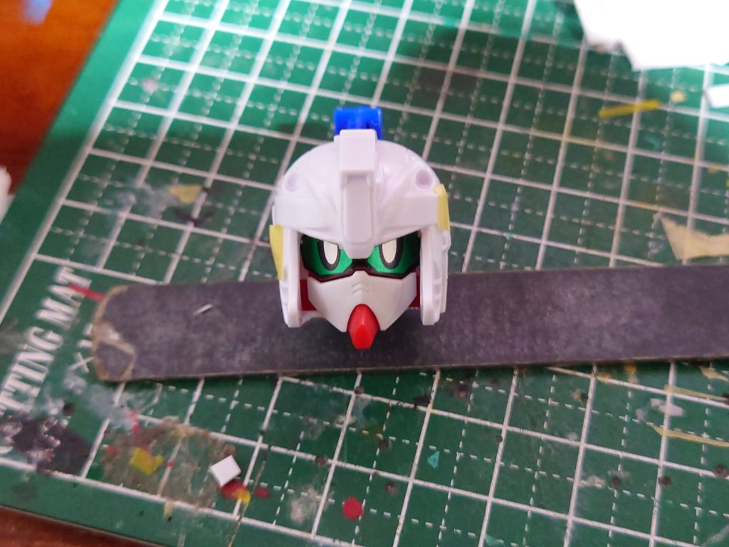 頭今回はレイフガンダムの顔を使ってみましたこれは成功だったと思います