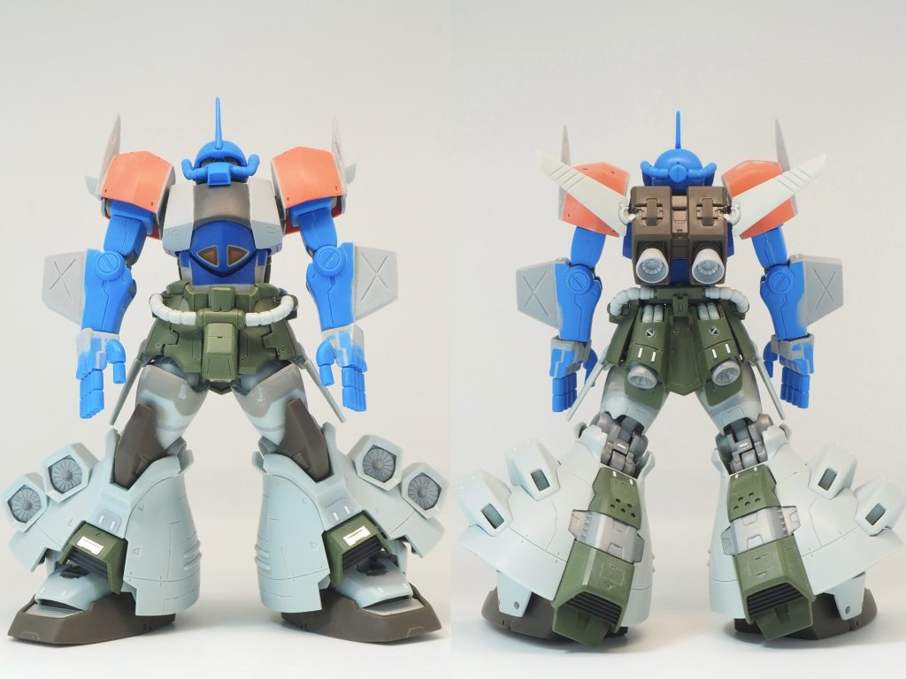 塗装前状態。何とか形になって良かったです。