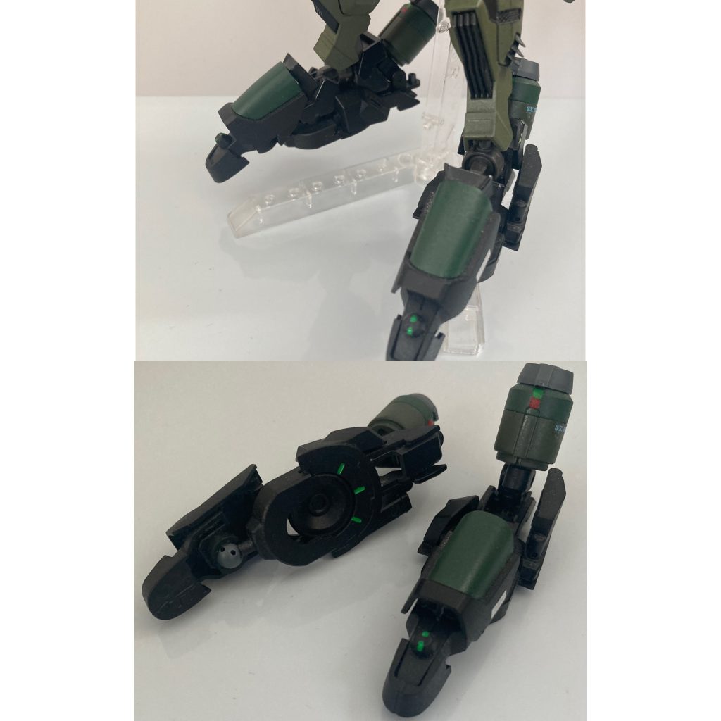 脚部には追加装備としてホバーユニットが装備可能です。