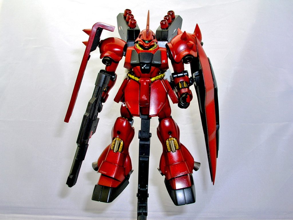 サフぶきの後艶消しブラックで全パーツを塗装してモデラーズのイタリアンレッドにて塗装していきました