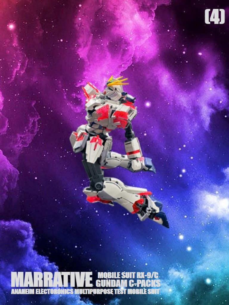 RX-9/C MG NARRATIVE GUNDAM C-PACKS No2–5枚目/制作者:OKUTAKE